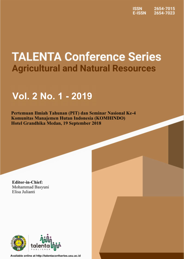 Perencanaan Ekowisata Di Areal Pt Antam Tbk Bogor Jawa Barat Talenta Conference Series Agricultural And Natural Resources Anr